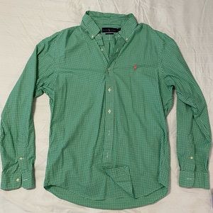 Green RALPH LAUREN - Men’s L collared button up